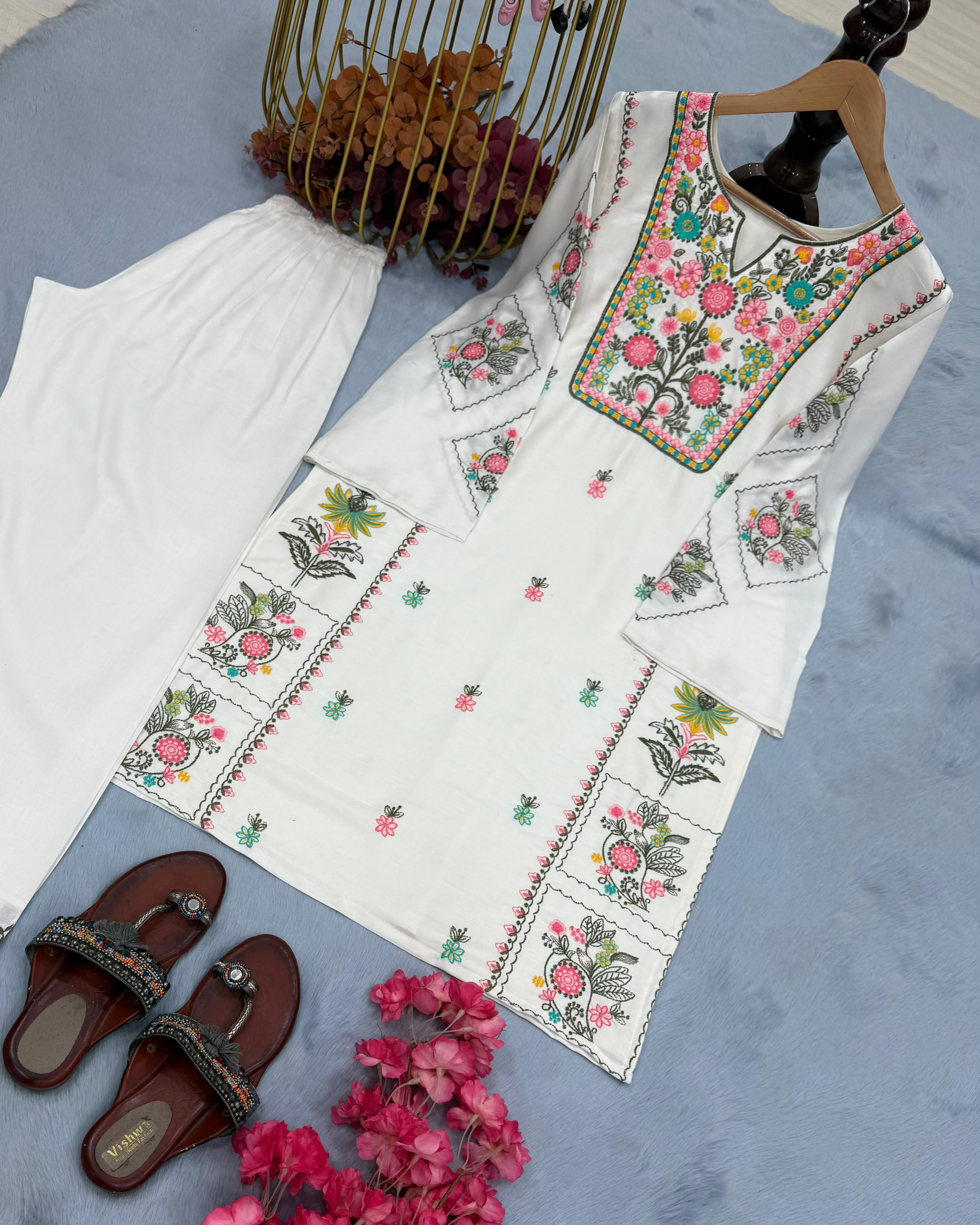 PREMIUM DESIGNER READYMADE TOP & PLAZZO