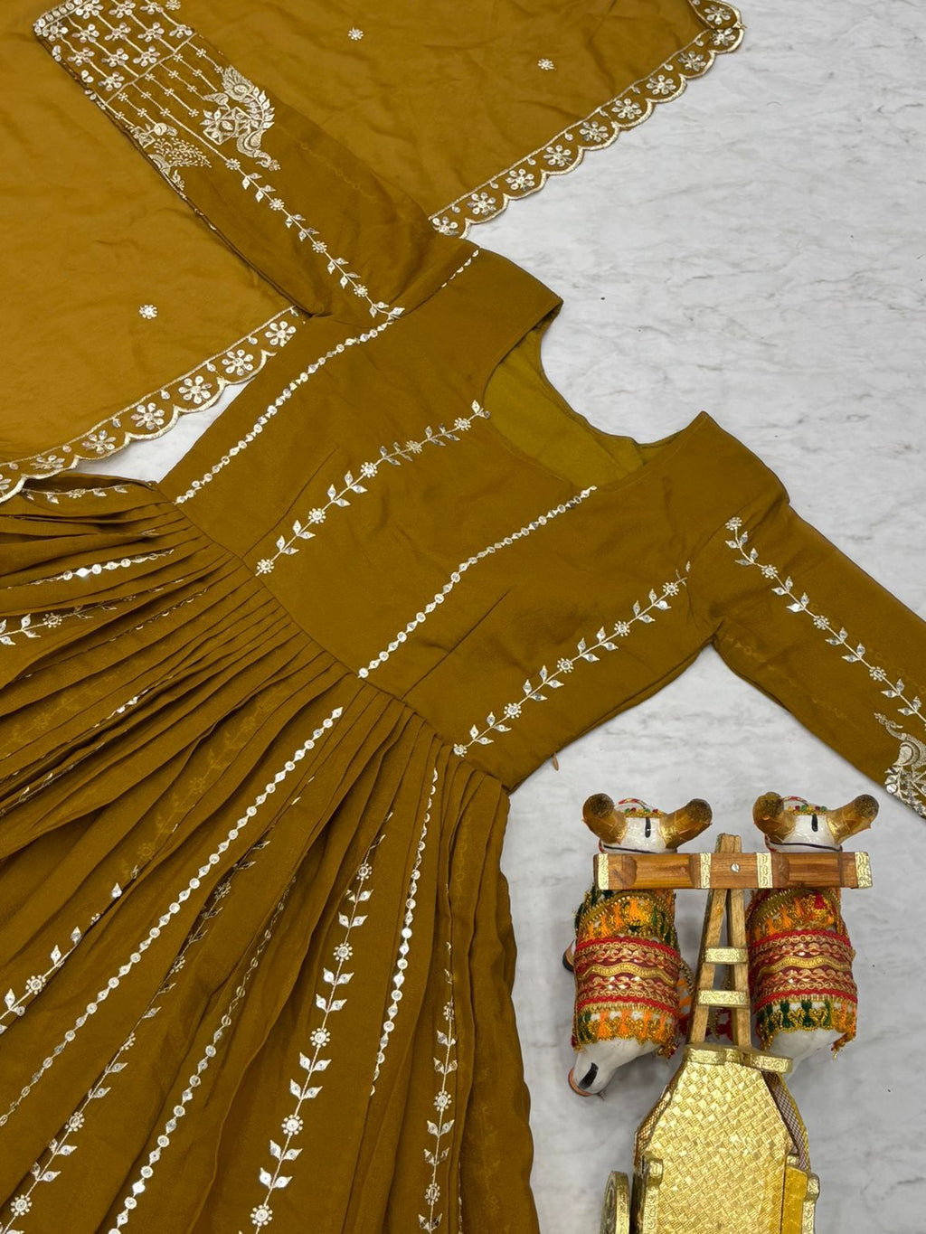 Festival Long Gown & Duptta👗