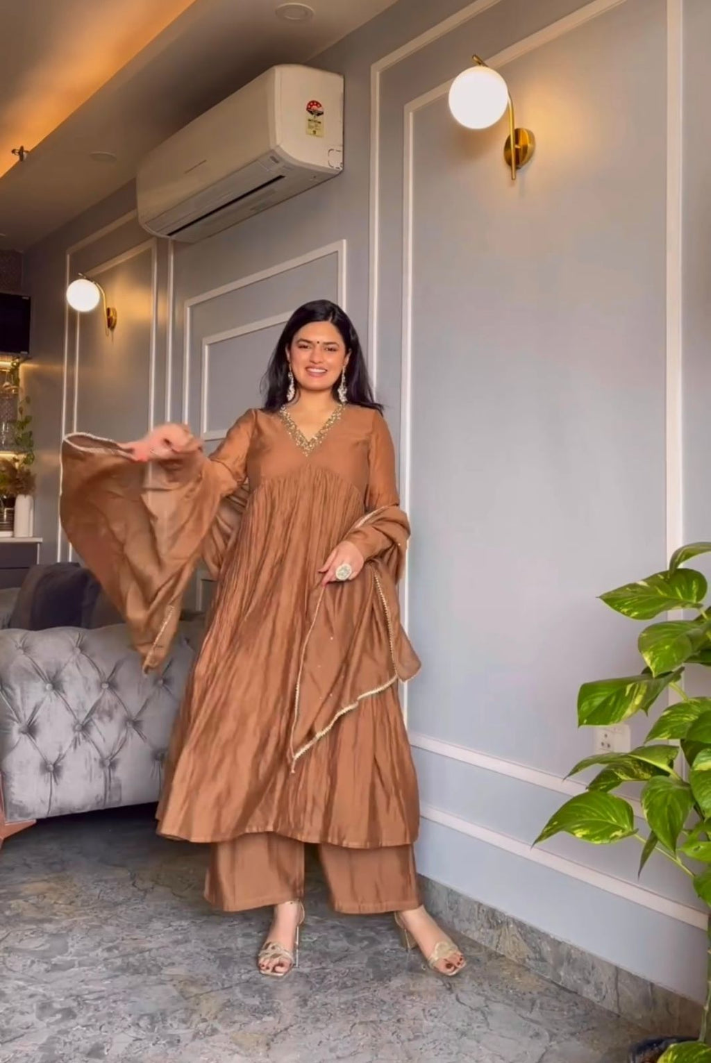 🧚‍♀️ PREMIUM DESIGNER READYMADE ALIA CUT GOWN & PLAZZO COLLECTIONS👜
