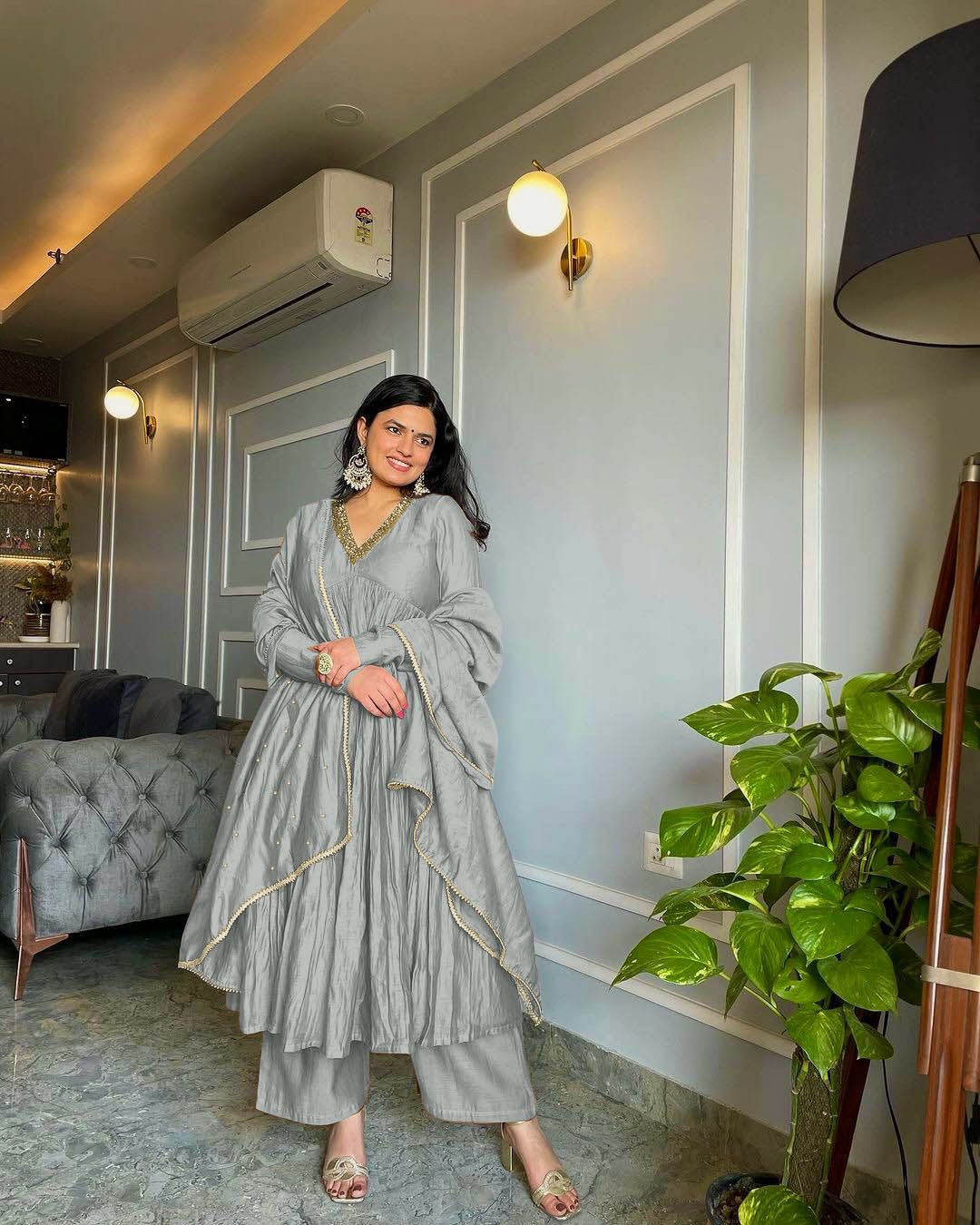 🧚‍♀️ PREMIUM DESIGNER READYMADE ALIA CUT GOWN & PLAZZO COLLECTIONS👜